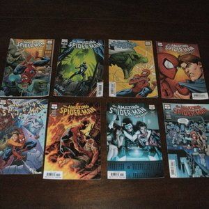LOT ~ 8 ~ THE AMAZING SPIDER-MAN Comic Books 2018 Marvel Spencer Ottley Martin